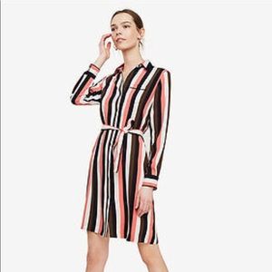 Ann Taylor striped shirtdress
